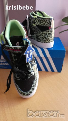 38 ADIDAS Кецове на платформа с тигрови елементи, снимка 4 - Кецове - 16379254
