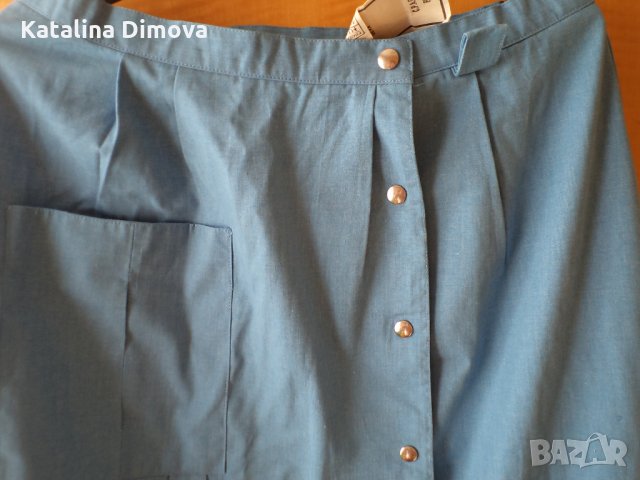 Продавам дамска пола,лятна, нова, светло синя, снимка 2 - Поли - 23069079