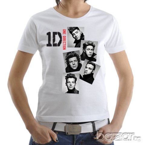 Уникални дамски тениски на One Direction! Поръчай тениска по твой дизайн, изпрати ни снимка!, снимка 18 - Тениски - 7100463