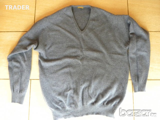 Мъжки пуловер блуза  PLAYLIFE, 100% вълна, Pure New Wool  , снимка 1 - Пуловери - 16172373