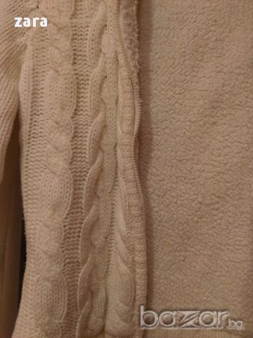 дебела бяла жилетка, снимка 4 - Блузи с дълъг ръкав и пуловери - 16139097