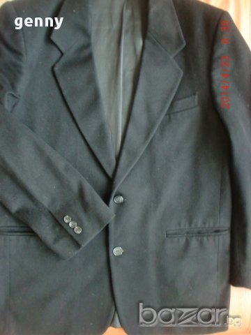 10лв!Разпродажба!Мъжко вълнено сако КЕМО с подплата, черен цвят, 50 н. - М-Л, снимка 7 - Сака - 8439620