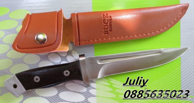 Нож с фиксирано острие  Buck 2008 - 5 мм !, снимка 5 - Ножове - 18410811