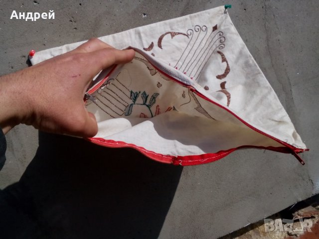 Бродирана калъфка за възглавница #5, снимка 3 - Антикварни и старинни предмети - 24672016