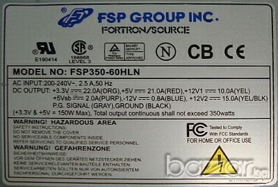 Захранване за компютър Fortron 350W