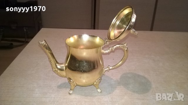 златен чаиник-внос швеция, снимка 2 - Колекции - 25475759