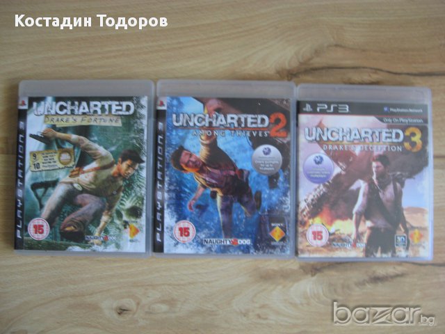 Uncharted PS3 колекция, снимка 1 - Игри за PlayStation - 15172526