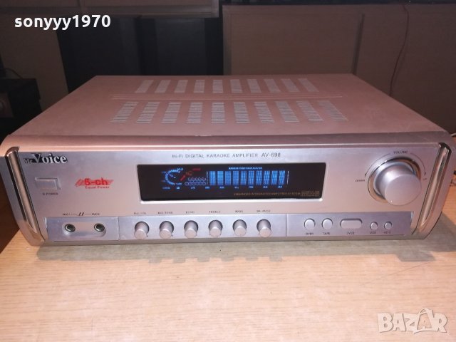 mc Voice av-698 hifi amplifier-germany-внос швеицария, снимка 11 - Ресийвъри, усилватели, смесителни пултове - 21572660