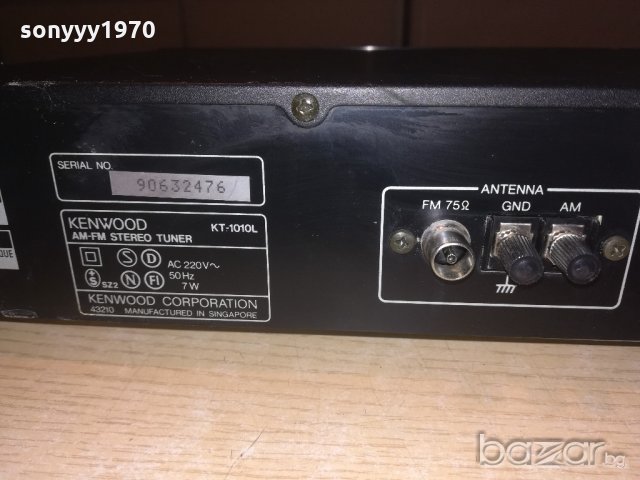 kenwood stereo tuner kt-1010l-внос швеция, снимка 17 - Ресийвъри, усилватели, смесителни пултове - 20356525