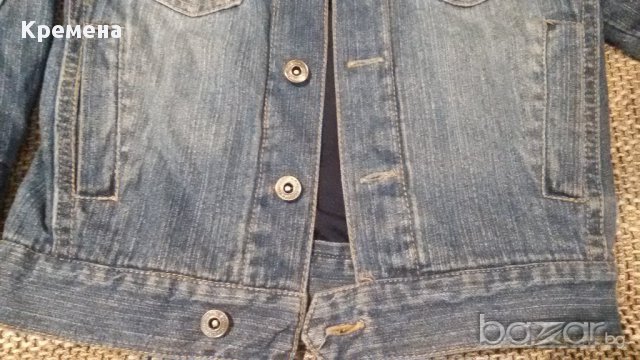 Дънково подплатено яке + дънково яке със сваляща се качулка-2бр за 18лв, снимка 6 - Панталони и долнища за бебе - 17743634