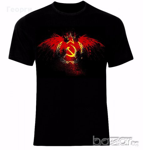 Русия CCCP Russia Moscow Eagle Flag Soviet Union Тениска Мъжка/Дамска S до 2XL, снимка 1