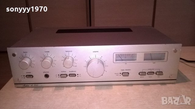 audion a-200 stereo amplifier-внос швеицария, снимка 2 - Ресийвъри, усилватели, смесителни пултове - 21824229
