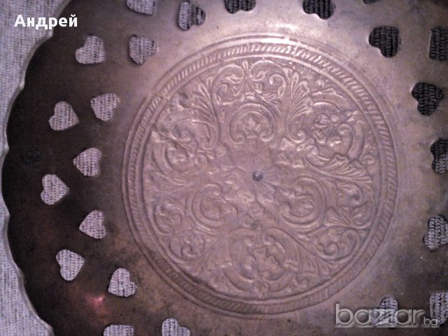 Бронзова купа, снимка 3 - Антикварни и старинни предмети - 17712892