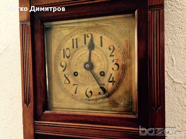 Старинен стенен часовник KIENZLE в стил Сецесион , снимка 1 - Антикварни и старинни предмети - 13569733