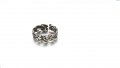 Сребърен пръстен вълни, снимка 1 - Пръстени - 19346264