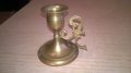 Ретро свещник 8х7см-внос швеицария, снимка 3