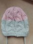 Зимна шапка за момиче 6-9 месеца, снимка 1 - Бебешки шапки - 21151696