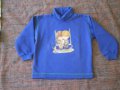 Ватирано детско поло в турско синьо с щампа, ново, номер 30 , снимка 2