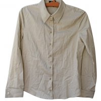 Hugo Boss дамска риза слонова кост 100% памук, снимка 1 - Ризи - 19609501