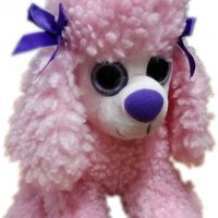 Детска плюшена играчка Куче Болонка розова, снимка 1 - Плюшени играчки - 23058040