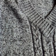 Сив пуловер-без забележки!, снимка 3 - Блузи с дълъг ръкав и пуловери - 13400062