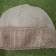          	 Машинно плетена розова шапка , снимка 3 - Аксесоари за коса - 8931660