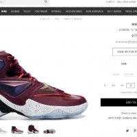 Nike LEBRON 13 "Mulberry", снимка 7 - Маратонки - 20968596