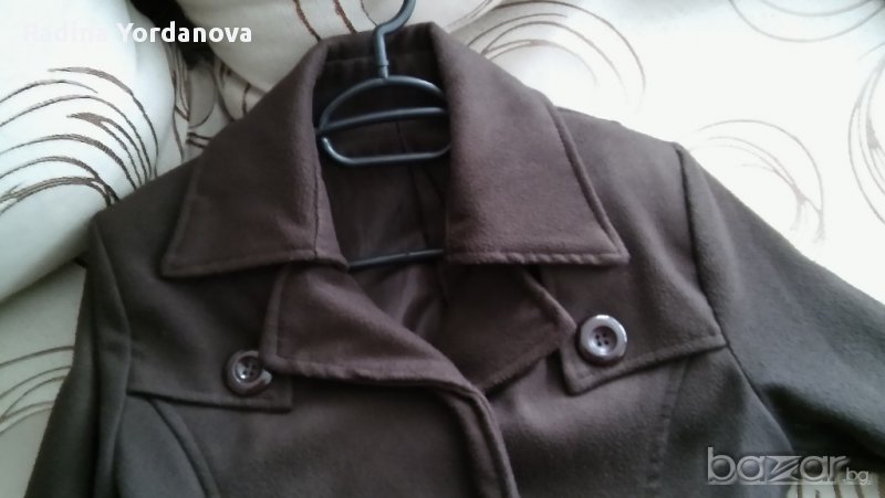 Палтенце в кафяв цвят с р-р S-M, снимка 1