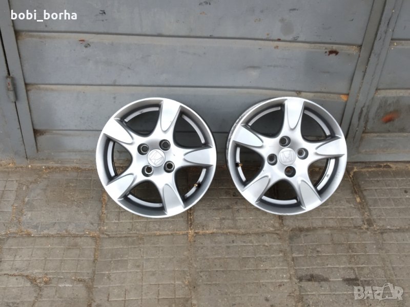 продавам оригинални лети джанти 2 броя от хонда джаз 2007 година , снимка 1
