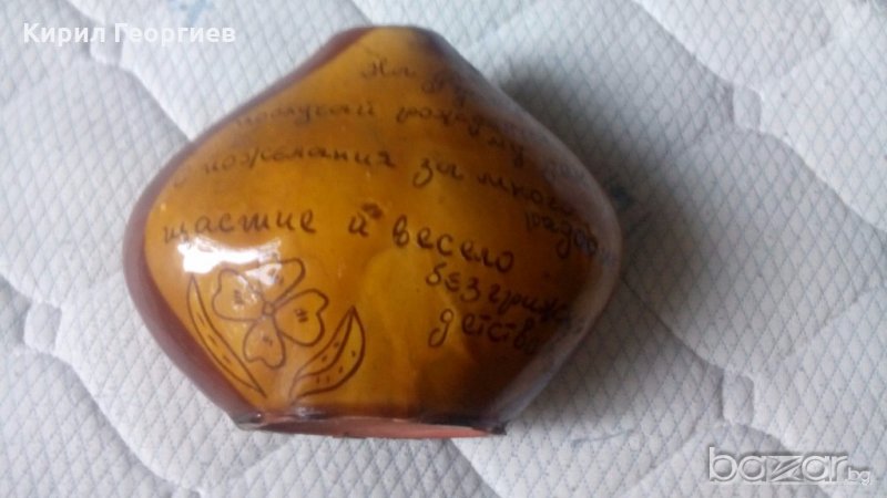 ОРИГИНАЛНА КРАСИВА КЕРАМИЧНА ВАЗА, снимка 1