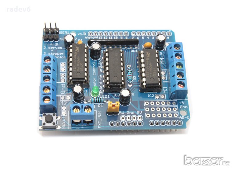 Ардуино шийлд за мотори L239D, Arduino, снимка 1
