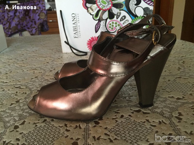 Дамски обувки естествена кожа "Фабиано", снимка 1