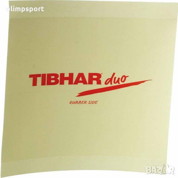 лепящ лист за гуми за тенис на маса tibhar self adhesive film duo , снимка 1