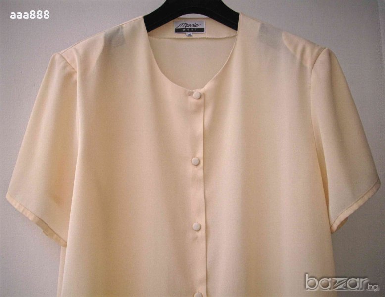 Дамска блуза Marnie West къс ръкав риза, снимка 1