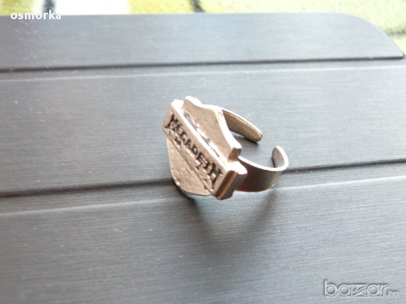 Хеви метъл пръстен Megadeth Мегадет матал металист рокер рок, снимка 1