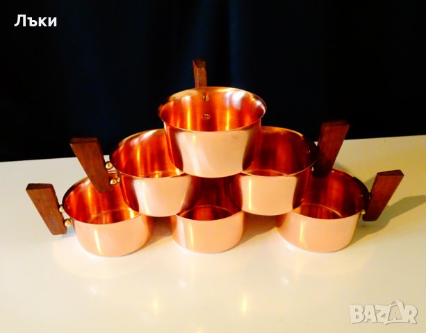 Медни чаши 120 мл.,чиста червена мед. , снимка 6 - Антикварни и старинни предмети - 25300632