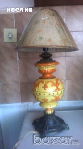 стара нощна лампа, снимка 1 - Настолни лампи - 16896293
