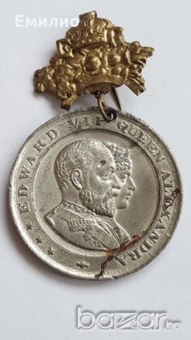 UK 1902 Coronation Medal Edward 7, снимка 3 - Нумизматика и бонистика - 21092564