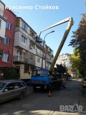 Боядисване на фасади,покриви и др. Автовишки под наем на ниски цени , снимка 1