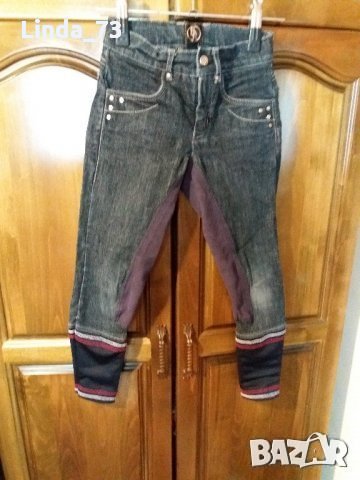 Дет.дънки-"BR"-/ластични/,цвят-черно-сиви. Закупени от Италия., снимка 1 - Детски панталони и дънки - 23505909
