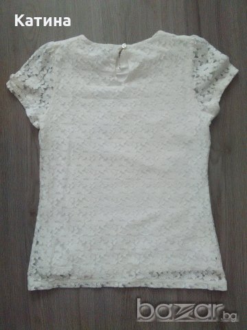 M&S красива блузка от дантела, снимка 4 - Детски Блузи и туники - 19673094