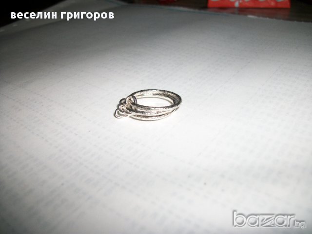 сребърен пръстен, снимка 5 - Пръстени - 10953358