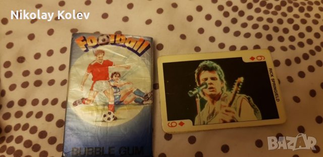 Карти от дъвки Футбол, снимка 2 - Колекции - 25442652