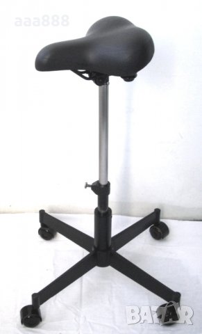 Работен офис стол табуретка с велосипедна седалка , снимка 1 - Столове - 23638434