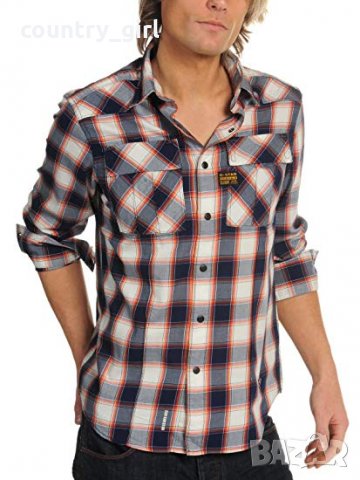 g-star deck windsor shirt - страхотна мъжка риза КАТО НОВА 
