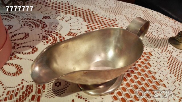 Старинен посребрен съд сосиера WMF, снимка 2 - Антикварни и старинни предмети - 19615222
