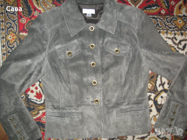 Кожено яке LOFT-ANN TAYLOR  дамско,М-Л, снимка 2 - Якета - 25256819