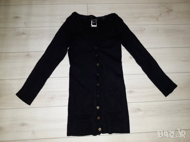 Оригинална еластична дамска черна жилетка марка Mango 