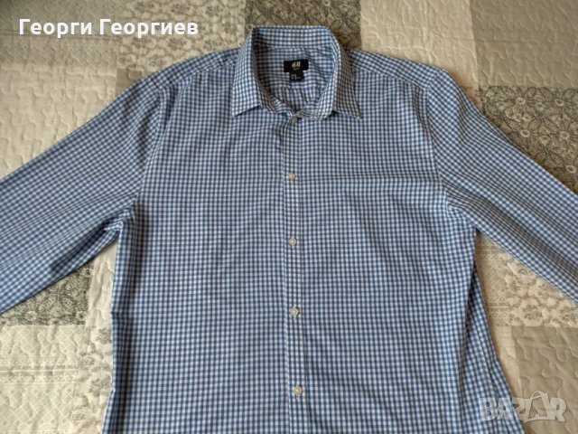 Нова мъжка риза H&M/ Ейч енд Ем, 100% оригинал, снимка 11 - Ризи - 25036172