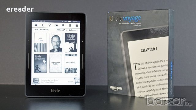 Флагманът на Amazon: Kindle Voyage 6"E-ink 300dpi 4GB WiFi BG-keyboard, снимка 1 - Електронни четци - 18034751